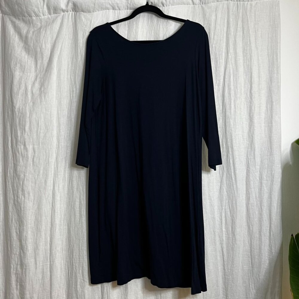 Lilly Pulitzer Cotton Navy dress Size L